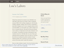 Tablet Screenshot of louslabors.wordpress.com