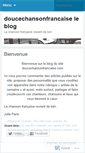 Mobile Screenshot of doucechansonfrancaise.wordpress.com