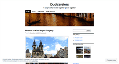 Desktop Screenshot of duotravelers.wordpress.com