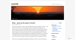 Desktop Screenshot of corymatt.wordpress.com