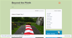 Desktop Screenshot of beyondtheplinth.wordpress.com