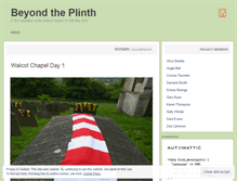 Tablet Screenshot of beyondtheplinth.wordpress.com