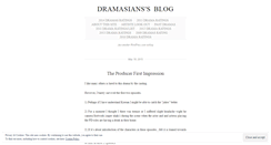 Desktop Screenshot of dramasians.wordpress.com