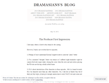 Tablet Screenshot of dramasians.wordpress.com