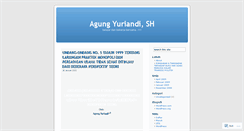 Desktop Screenshot of agungyuriandish.wordpress.com