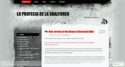 Desktop Screenshot of laprofeciadelashalforen.wordpress.com