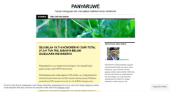 Desktop Screenshot of panyaruwe.wordpress.com