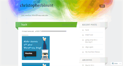 Desktop Screenshot of christopherblount.wordpress.com