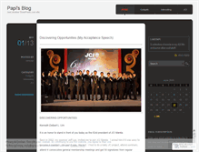 Tablet Screenshot of iampapi.wordpress.com