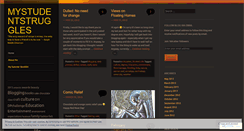 Desktop Screenshot of mystudentstruggles.wordpress.com