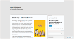 Desktop Screenshot of apcinjapan.wordpress.com