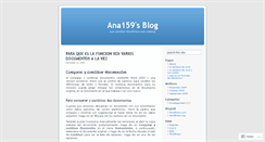 Desktop Screenshot of ana159.wordpress.com