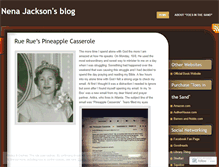 Tablet Screenshot of nenajackson.wordpress.com