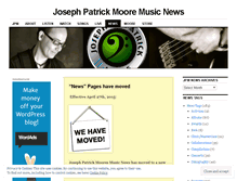 Tablet Screenshot of jpmmusicnews.wordpress.com