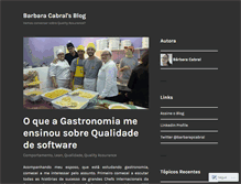 Tablet Screenshot of barbaracabral.wordpress.com