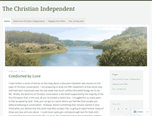 Tablet Screenshot of christianindependent.wordpress.com
