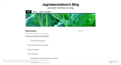 Desktop Screenshot of jagruteecreations.wordpress.com