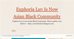 Desktop Screenshot of euphorialuv.wordpress.com