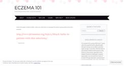 Desktop Screenshot of eczema101.wordpress.com