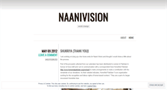 Desktop Screenshot of naanivision.wordpress.com