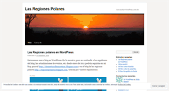 Desktop Screenshot of lasregionespolares.wordpress.com