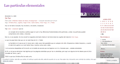 Desktop Screenshot of particulaselementales.wordpress.com