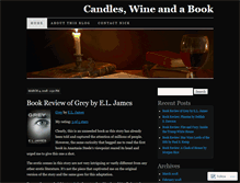 Tablet Screenshot of candleswineandabook.wordpress.com