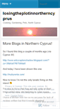 Mobile Screenshot of losingtheplotinnortherncyprus.wordpress.com