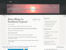 Tablet Screenshot of losingtheplotinnortherncyprus.wordpress.com