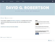 Tablet Screenshot of davidgrobertson.wordpress.com