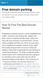 Mobile Screenshot of freedomainparking.wordpress.com