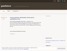 Tablet Screenshot of gwellstore.wordpress.com
