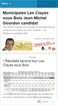 Mobile Screenshot of municipaleslesclayessboisgourdoncandidat.wordpress.com