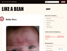 Tablet Screenshot of likeabean.wordpress.com