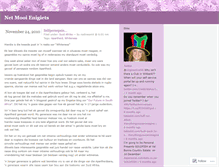 Tablet Screenshot of netmooienigiets.wordpress.com