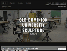 Tablet Screenshot of odusculpture.wordpress.com