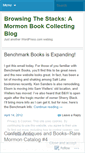 Mobile Screenshot of mormonbookcollecting.wordpress.com