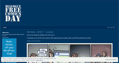 Desktop Screenshot of dialoguefreecomicsday.wordpress.com