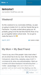 Mobile Screenshot of lemons1.wordpress.com