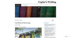 Desktop Screenshot of cepiar.wordpress.com