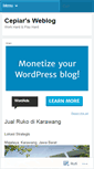 Mobile Screenshot of cepiar.wordpress.com