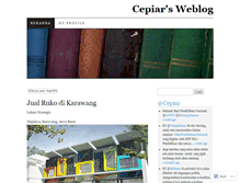 Tablet Screenshot of cepiar.wordpress.com