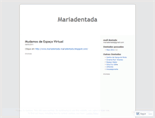Tablet Screenshot of mariadentada.wordpress.com