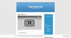 Desktop Screenshot of plugindustries.wordpress.com