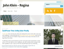 Tablet Screenshot of johnkleinregina.wordpress.com