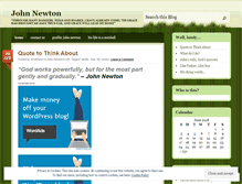 Tablet Screenshot of johnewton.wordpress.com