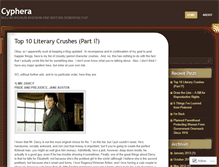 Tablet Screenshot of cyphera.wordpress.com