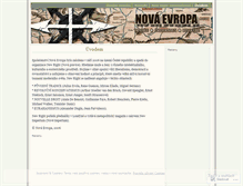 Tablet Screenshot of novaevropa.wordpress.com