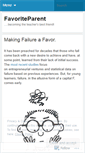 Mobile Screenshot of favoriteparent.wordpress.com