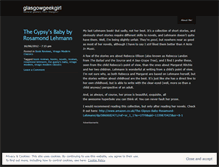 Tablet Screenshot of glasgowgeekgirl.wordpress.com